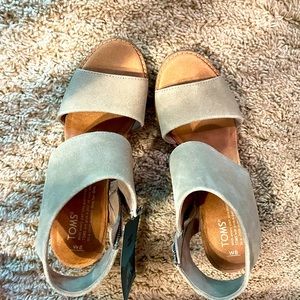 Toms New Block Heel Sandals